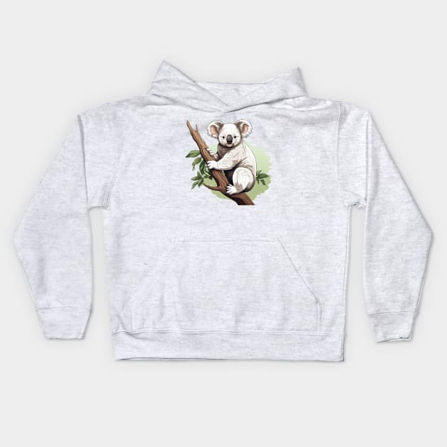 Koala In Australia Kids Hoodie by zooleisurelife